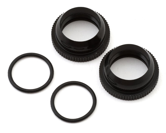 Tekno RC Shock Adjustment Collars (aluminum, for 13mm body, 16mm spring, 2pcs) TKR6754