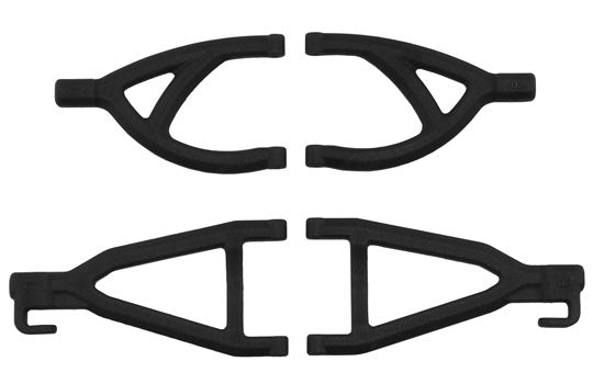 RPM Rear Upper & Lower A-arms (1/16 E-revo) (Black) RPM80602