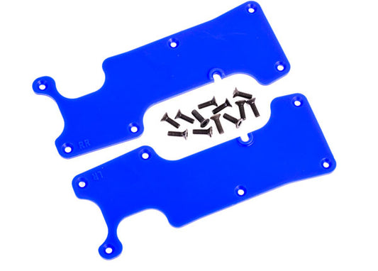 Traxxas Blue Rear Suspension Arm Covers (2) TRA9634X