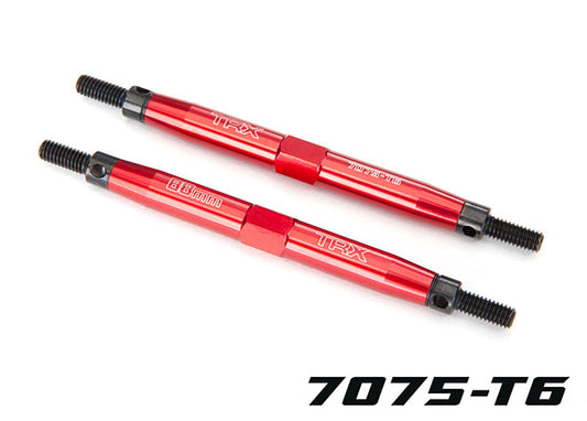 Traxxas Tubes 88mm Red Aluminum Toe Links (2) TRA5939R