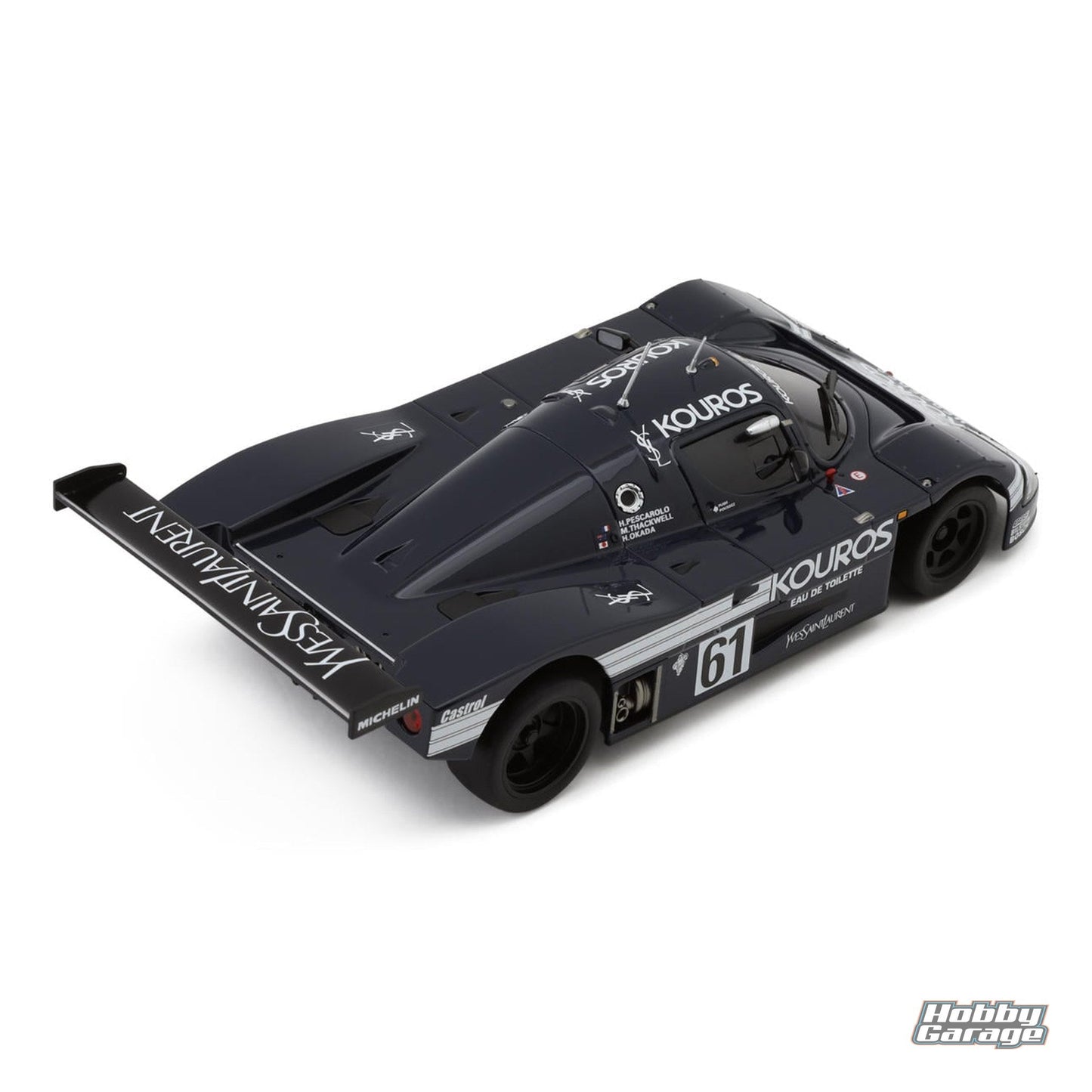 Kyosho MR-04 Mini-Z ASC Sauber Mercedes C9 1988 Pre-Painted Body (Dark Blue) KYOMZP345KR