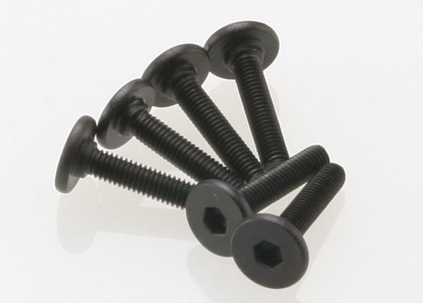 Traxxas Flat-head Machine Screws 3x15mm (6) TRA3646
