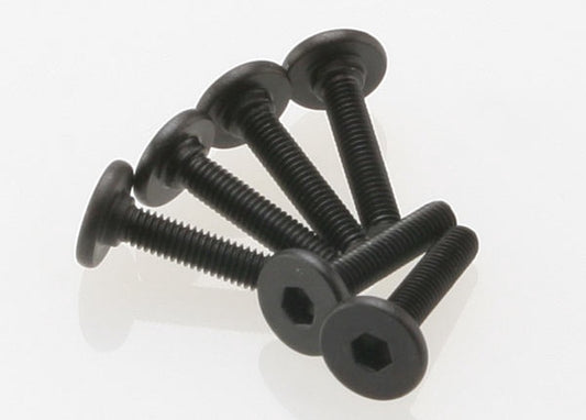 Traxxas Flat-head Machine Screws 3x15mm (6) TRA3646