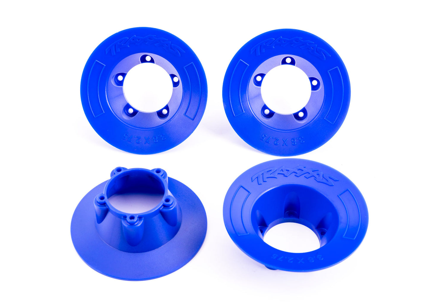 Traxxas Blue Wheel Covers (4) TRA9569X