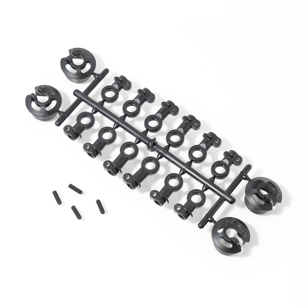 Tekno RC Shock Rod End and Spring Perch Set TKR6140D