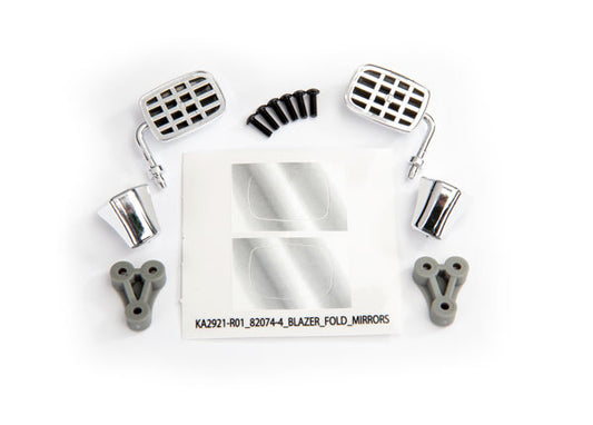 Traxxas Folding Chrome Side Mirrors w/ Hardware (L&R) TRA8133X