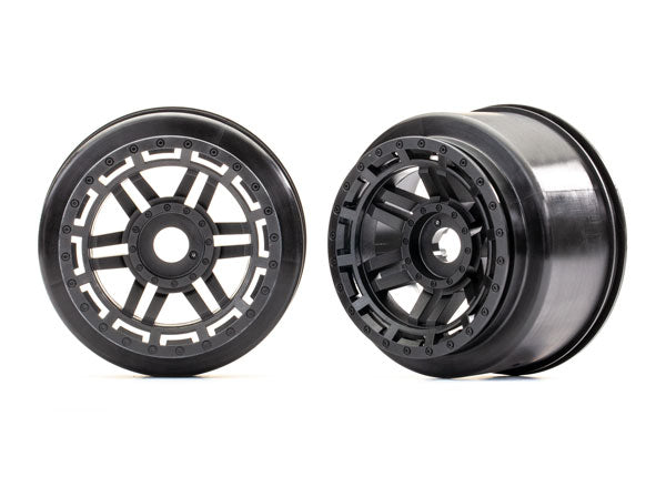 Traxxas Maxx 2.8" Black Wheels (2) TRA8971