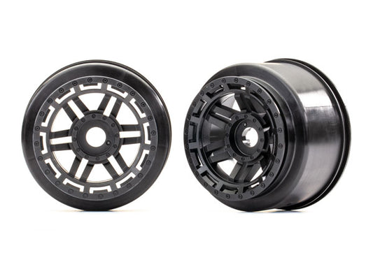 Traxxas Maxx 2.8" Black Wheels (2) TRA8971