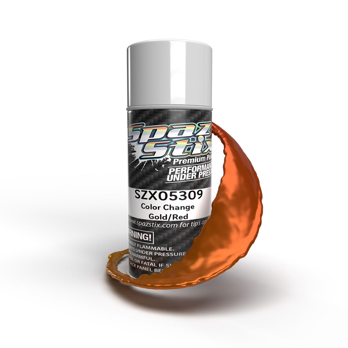 Spaz Stix Color Changing Paint Gold to Red Aerosol 3.5oz SZX05309