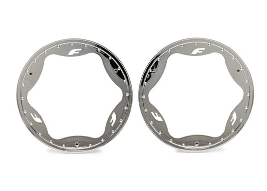 Traxxas 4.3" Chrome Funco Rear Beadlock Rings (2) TRA10948-CHRM