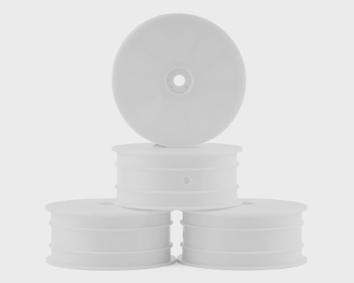JConcepts 12mm Hex Mono 2.2 4WD Front Buggy Wheels (4) (White) JCO3353W