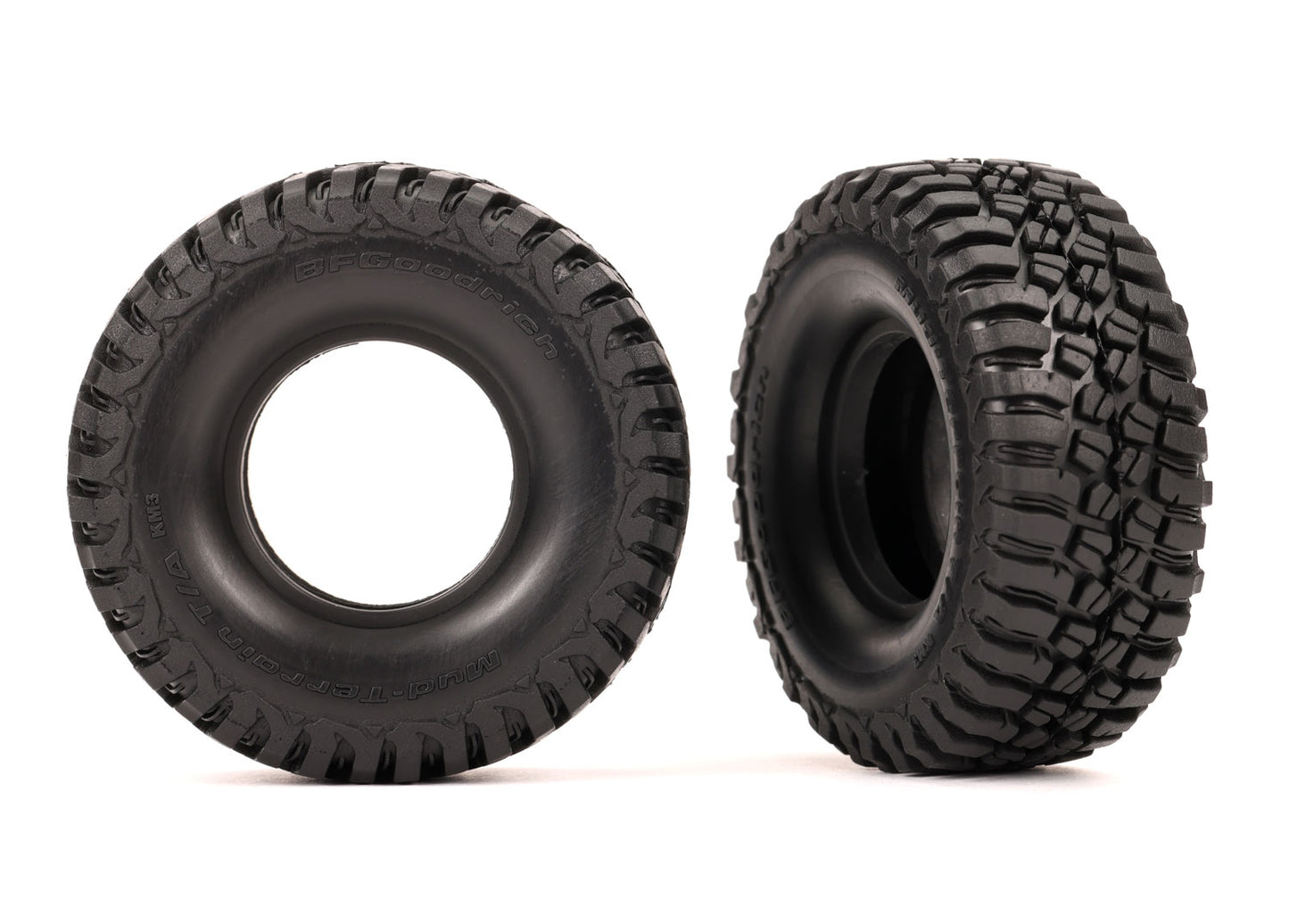 Traxxas 1.0" X 2.2" Bfgoodrich Mud-terrain T/a KM3 Tires (2) TRA9771