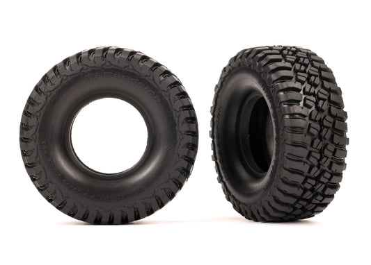 Traxxas 1.0" X 2.2" Bfgoodrich Mud-terrain T/a KM3 Tires (2) TRA9771