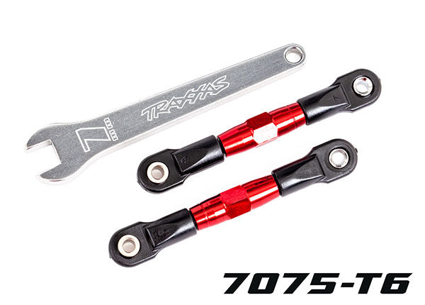 Traxxas Tubes 56mm Red Aluminum Rear Camber Links (2) TRA2443R