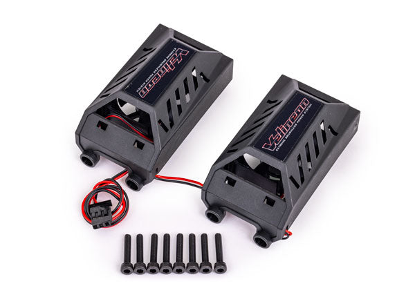 Traxxas Dual Cooling Fan Kit w/ Shroud & Screws TRA3474X