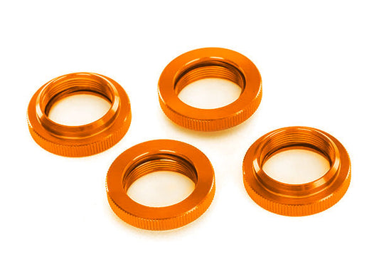 Traxxas Aluminum Gtx Shock Spring Retainers (4) TRA7767-ORNG