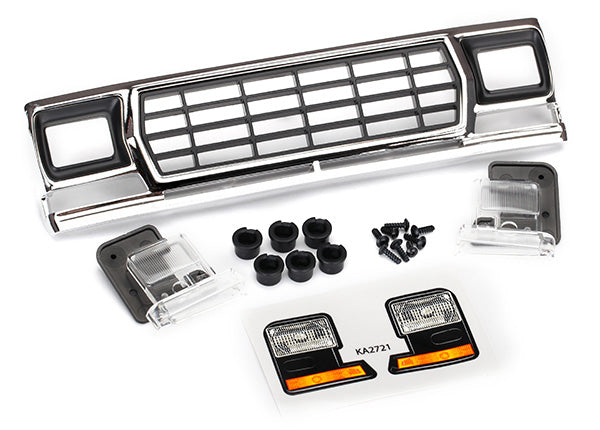 Traxxas TRX-4 1979 Ford Bronco Chrome Grille w/ Hardware TRA8070