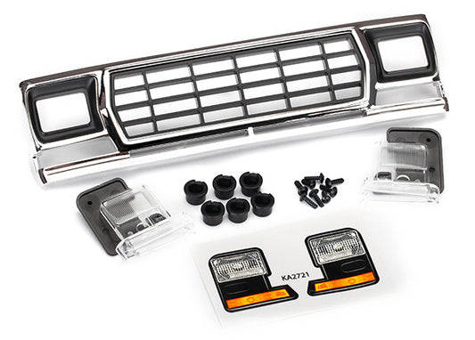 Traxxas TRX-4 1979 Ford Bronco Chrome Grille w/ Hardware TRA8070