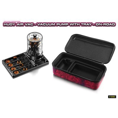 Hudy AIR VAC W / TRAY - ONROAD 1 / 8, 1 / 10, 1 / 12 HUD104003