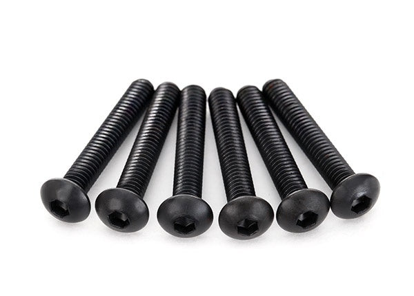 Traxxas Button-head Machine Screws 4x25mm (6) TRA2596