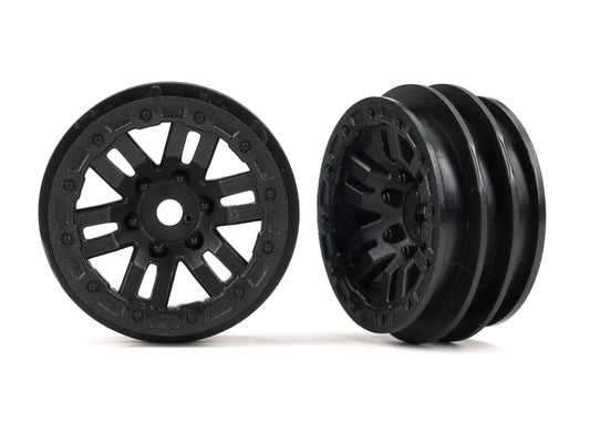 Traxxas 1.0" Black Wheels (2) TRA9768