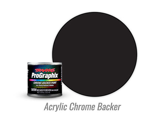 Traxxas Black Acrylic Prographix Backing Paint (100ml) TRA5044