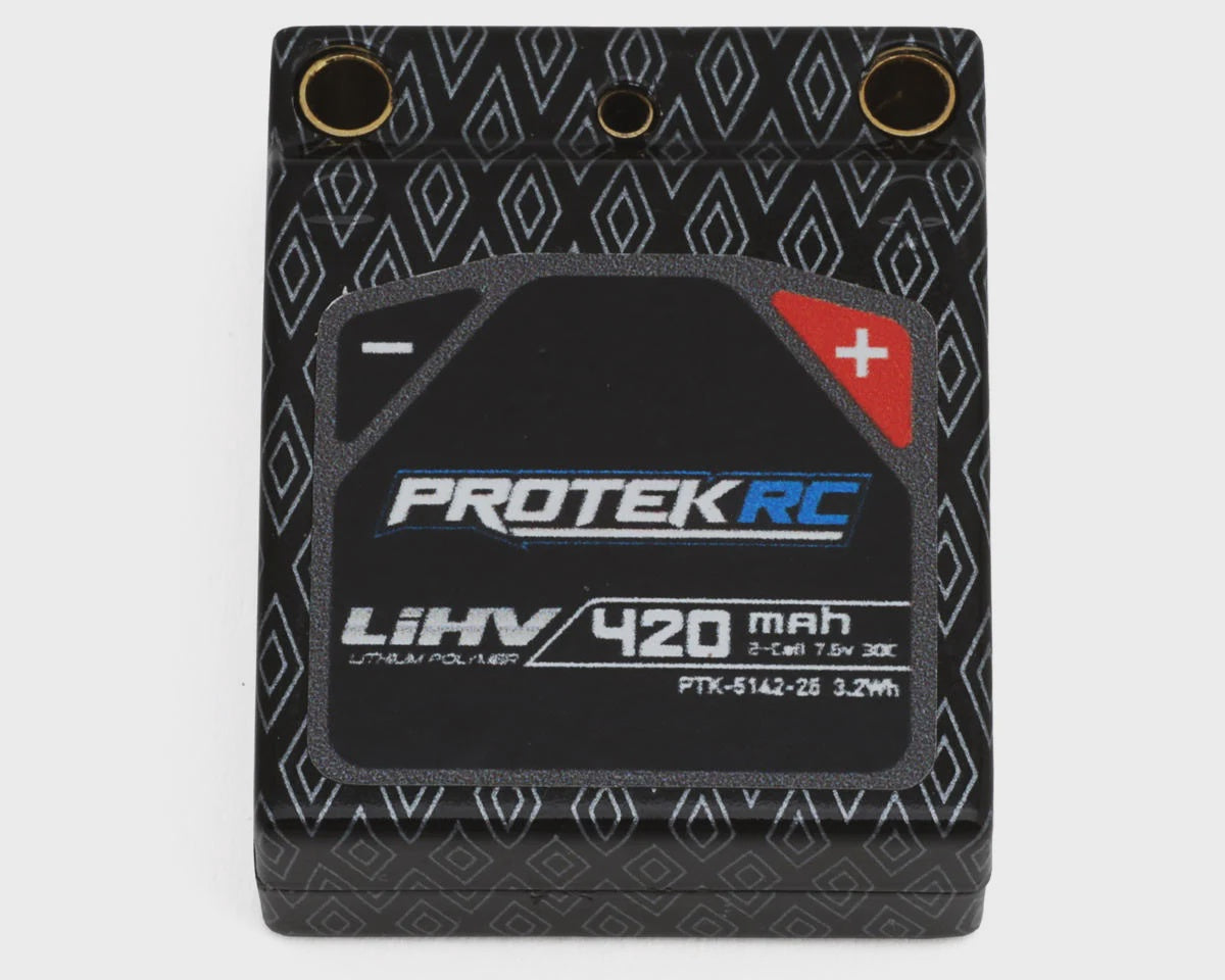 ProTek 2S 30C Hv Hardcase Lipo Battery for Losi Micro-b (7.6v/420mah) PTK-5142-25