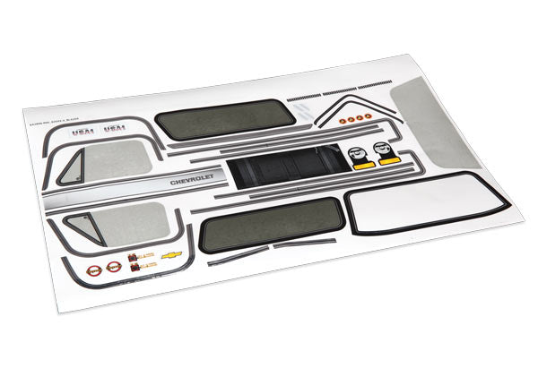 Traxxas TRX-4 1979 Chevrolet Blazer Decal Sheet TRA8131
