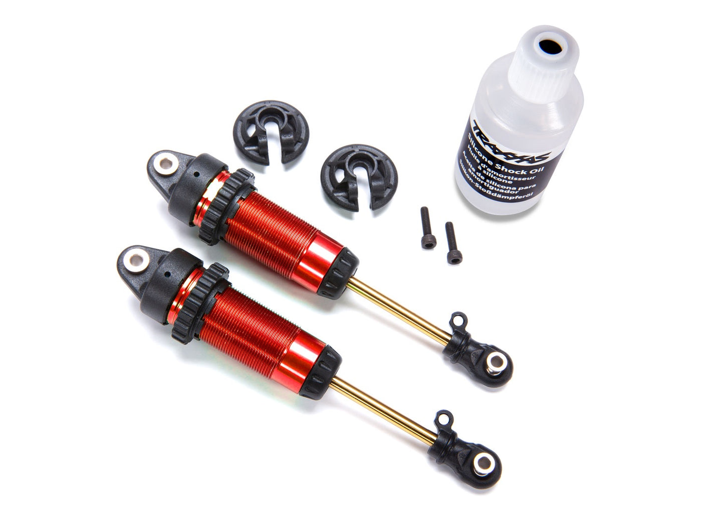 Traxxas 1/10 Red Aluminum Xx-long GTR Shocks (2) TRA7462-RED