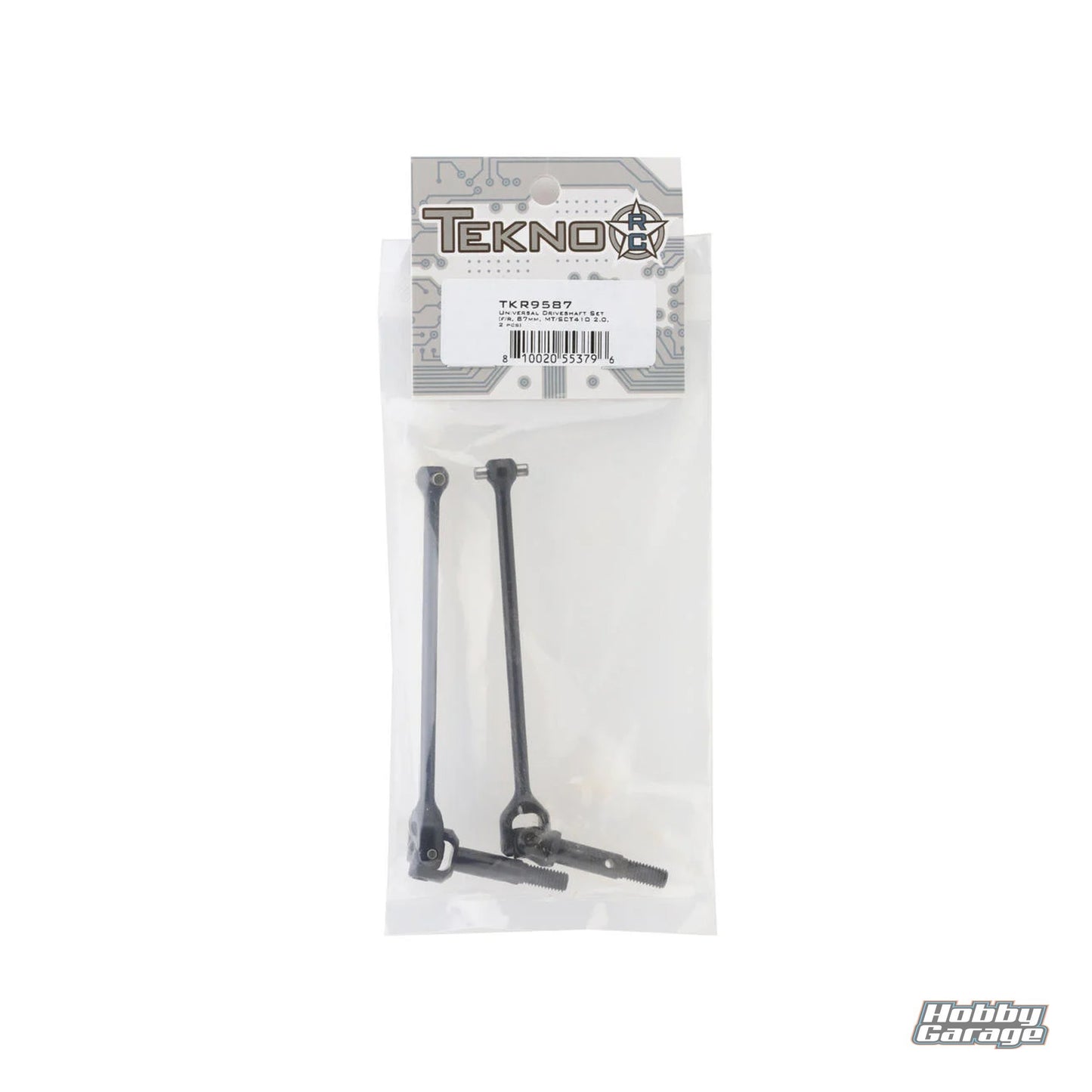Tekno RC Universal Driveshaft Set (f/r, 87mm, MT/SCT410 2.0, 2 pcs) TKR9587