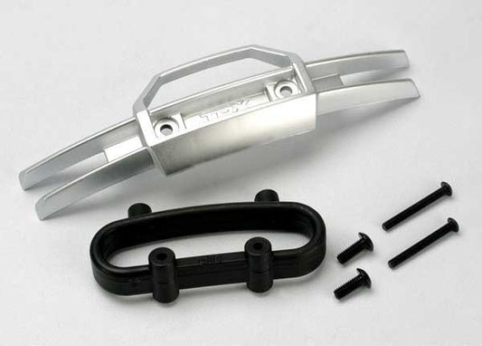 Traxxas Satin Chrome Front Bumper w/ Mount & Screws TRA5335