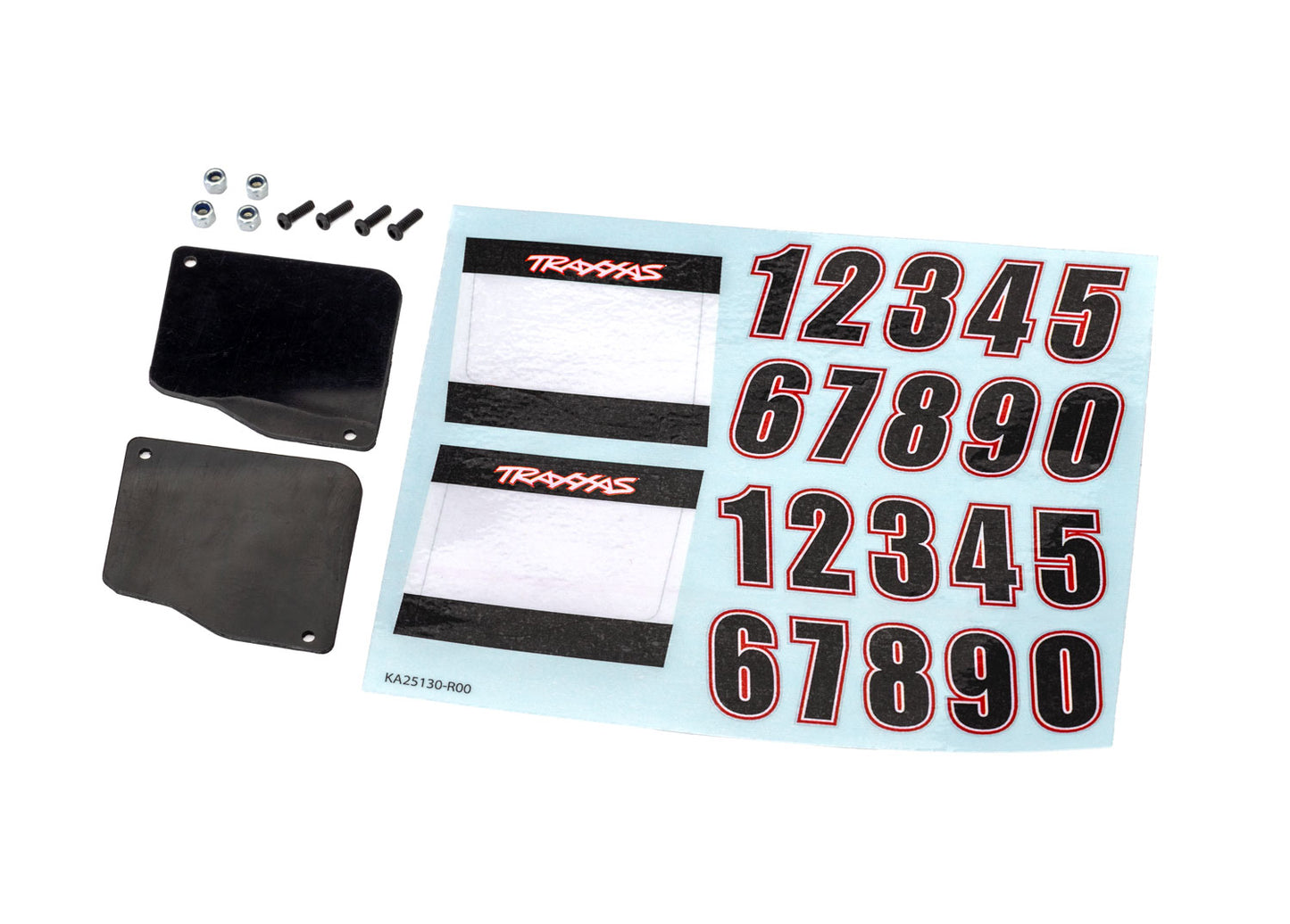 Traxxas Number Plates (L&R) TRA10813