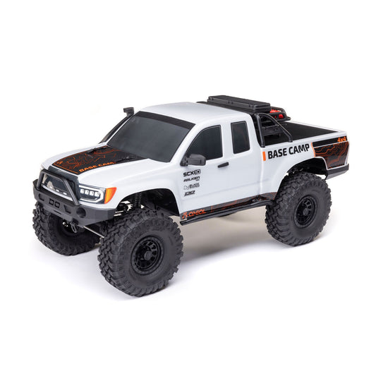 Axial 1/10 SCX10 Iii Base Camp 4x4 RTR Rock Crawler, White AXI-1375T1