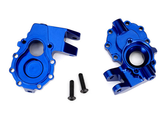 Traxxas Blue Aluminum Inner Front Portal Housings (2) TRA8252X