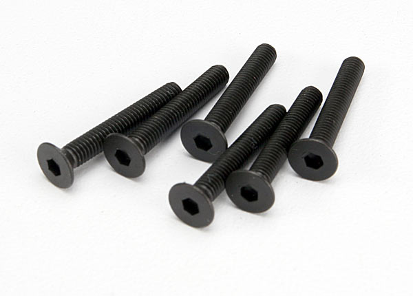 Traxxas Countersunk Machine Screws 3x20mm (6) TRA4857