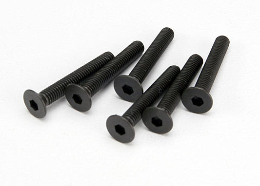 Traxxas Countersunk Machine Screws 3x20mm (6) TRA4857