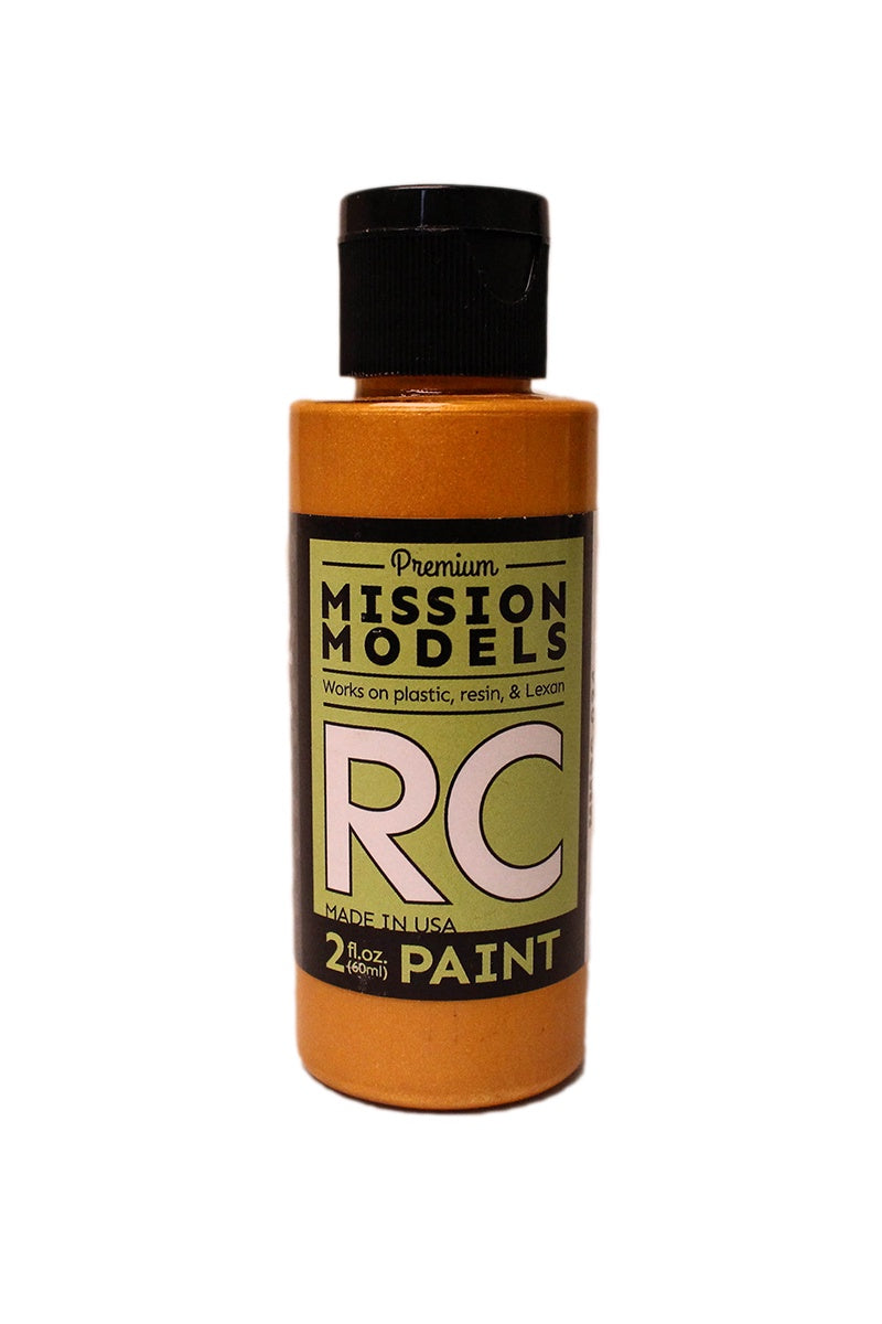 Mission Models Water-based RC Paint, 2oz Bottle, Pearl Copper MIOMMRC-024
