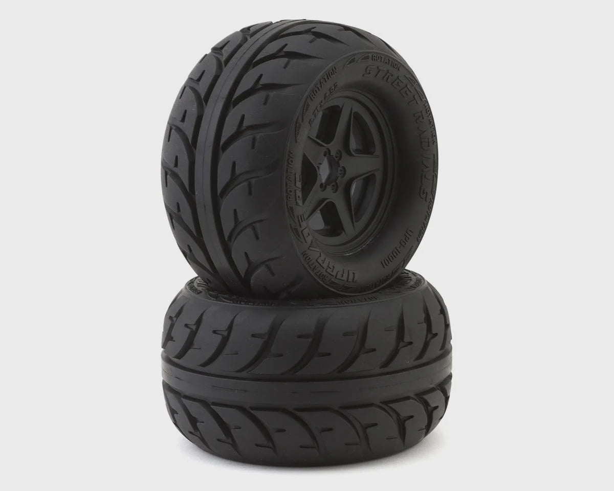Upgrade RC Street Radials 2.8" Pre-mounted On-road Tires W/5-star Wheels UPG-10001