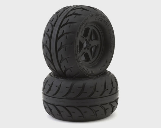 Upgrade RC Street Radials 2.8" Pre-mounted On-road Tires W/5-star Wheels UPG-10001