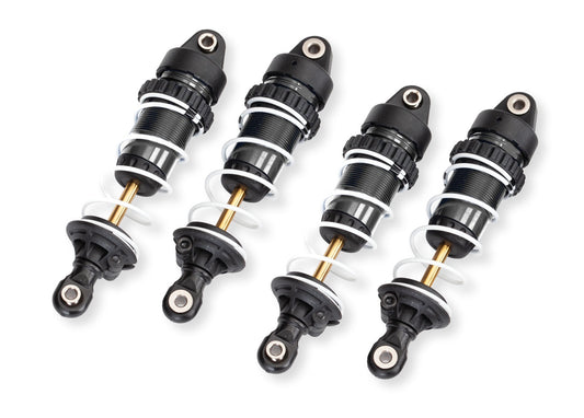 Traxxas Ptfe Aluminum Mini GTR Long Shocks & Springs (4) TRA10765-GRAY