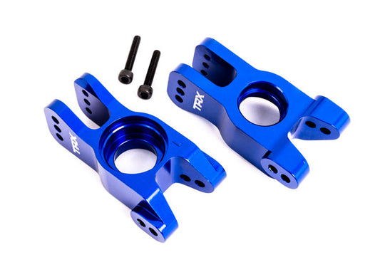 Traxxas Blue Aluminum Stub Axle Carriers (L&R) TRA9552X