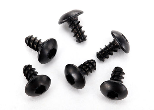 Traxxas Button-head Self-tapping Screws 2.6x5mm (6) TRA7944