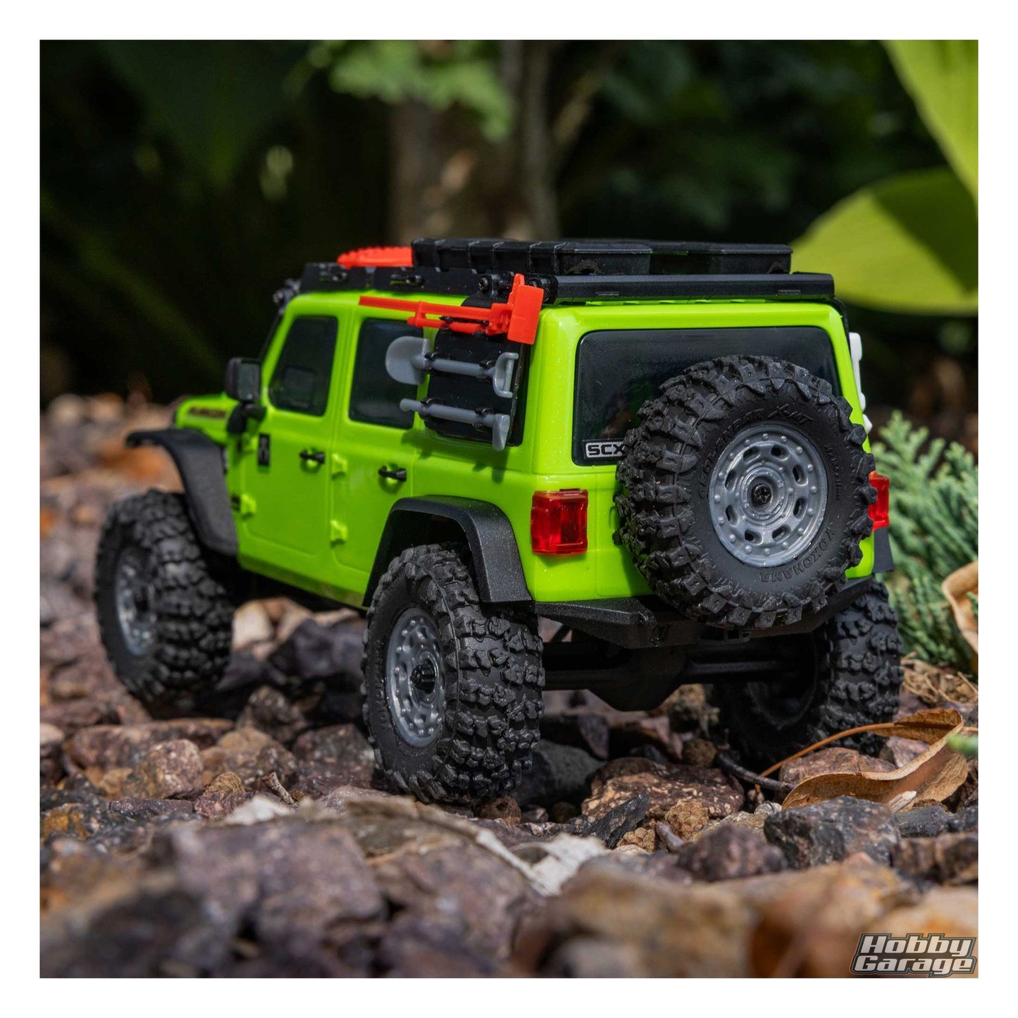 Axial 1/30 SCX30 Jeep Wrangler JLU 4X4 RTR Brushed Rock Crawler (Battery & Charger Included), Green AXI-2261T1