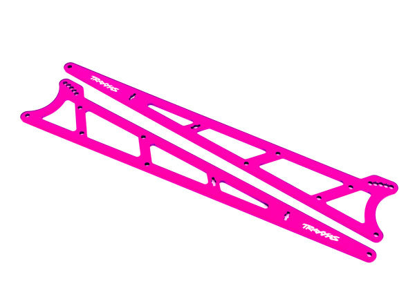 Traxxas Pink Aluminum Wheelie Bar Side Plates (2) TRA9462P