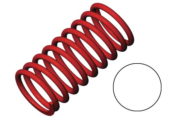 Traxxas 1/10 GTR Springs (2.9-rate White Stripe) (2) TRA5436