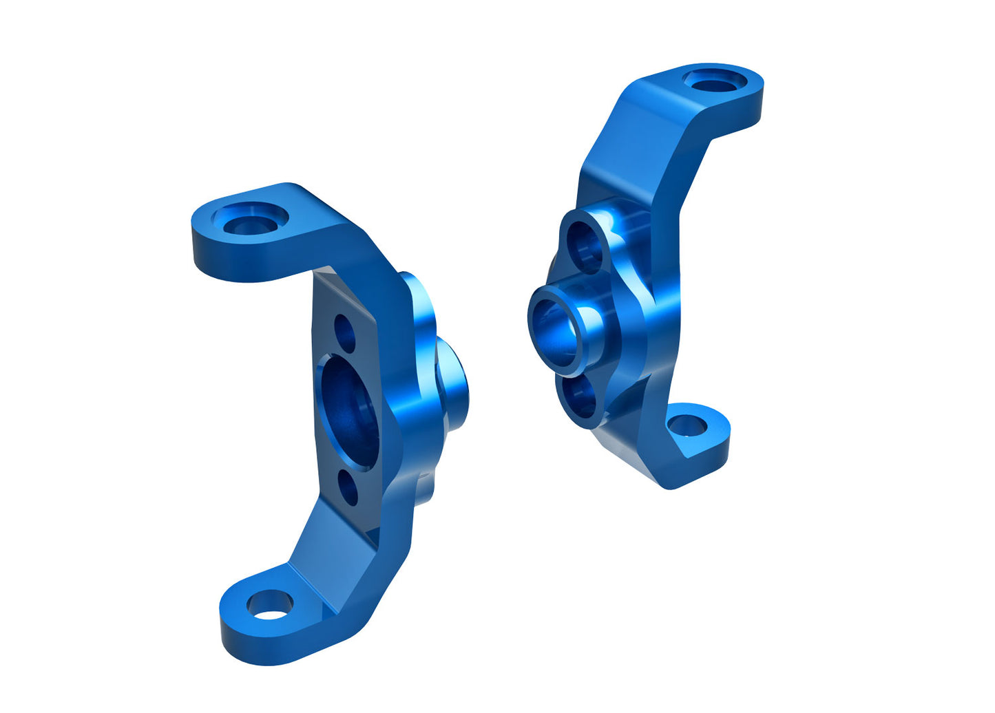 Traxxas Blue Aluminum Caster Blocks (L&R) TRA9733-BLUE