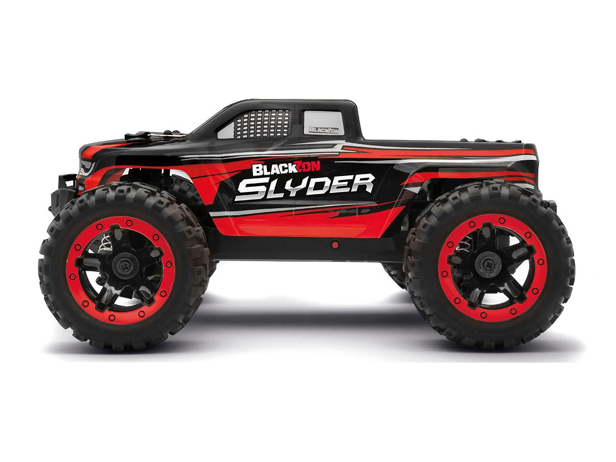 BlackZon Slyder MT 1/16 4WD Electric Monster Truck - Red BZN540098