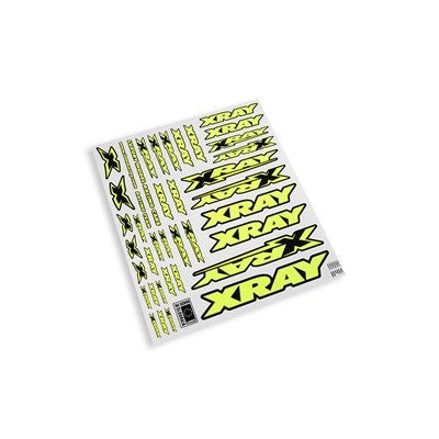 XRAY Sticker for Body - Neon Yellow XRA397315