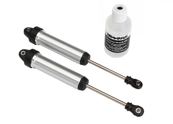 Traxxas 134mm Silver Aluminum GTR Dampers (2) TRA8451