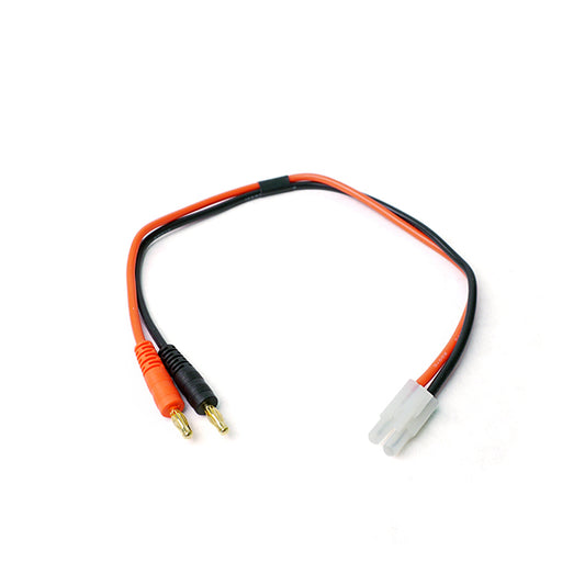 Racers Edge Charge Adapter: M Tamiya to M 4mm Bullets-300mm Wire RCE1619